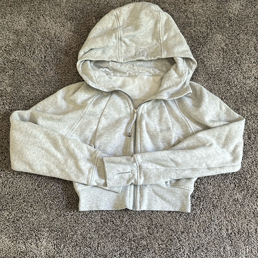 Lululemon scuba crop zip